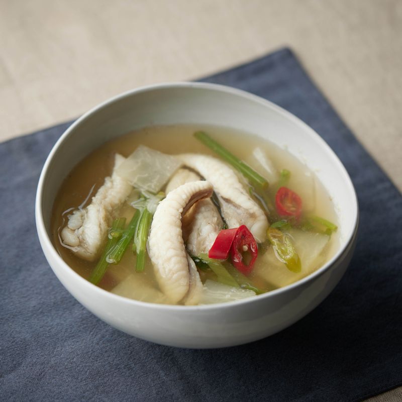 Fresh Monkfish Soup in Gangnam [Free Liver Dish]