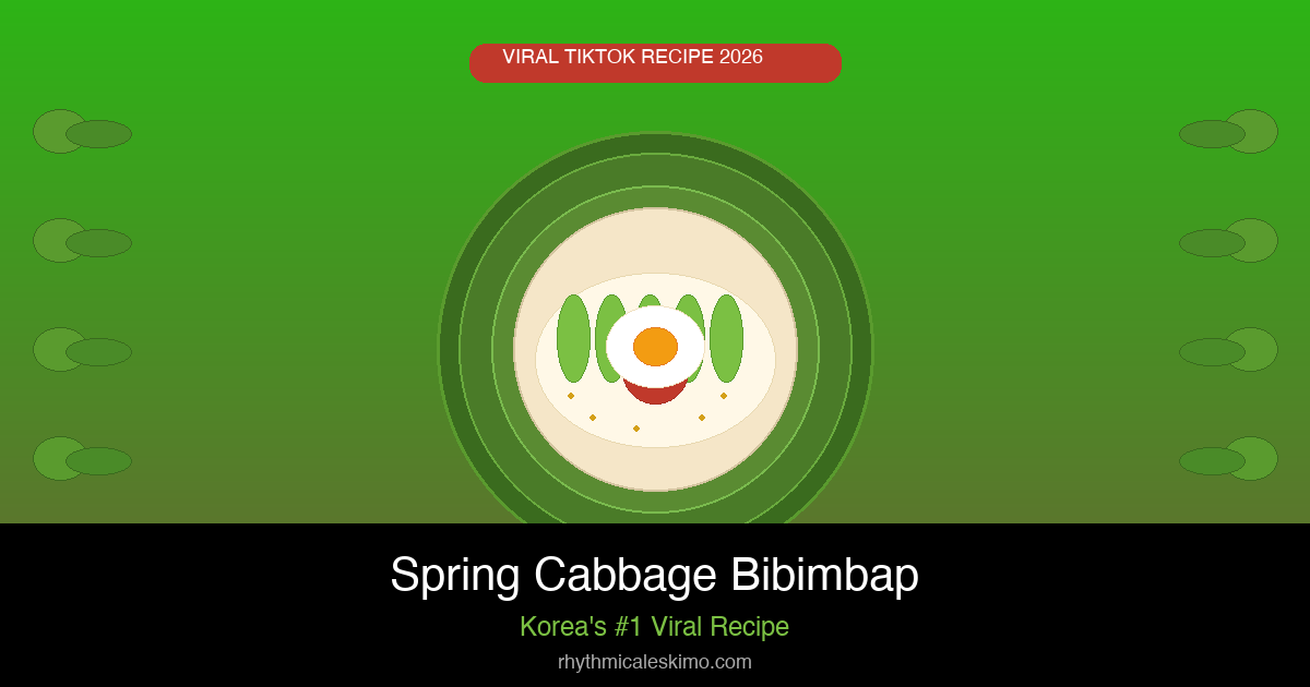 Spring Cabbage Bibimbap: Korea’s Viral Recipe [2026]